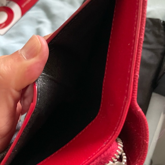 MONOGRAM COMPACT ZIP AROUND WALLET IN GRAIN DE POUDRE EMBOSSED LEATHER - Picture 5 of 7